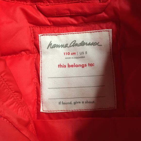 Hanna Andersson Girls rainbow Down Puffer Vest Jacket Full Zip Softshell 5 - Picture 3 of 7